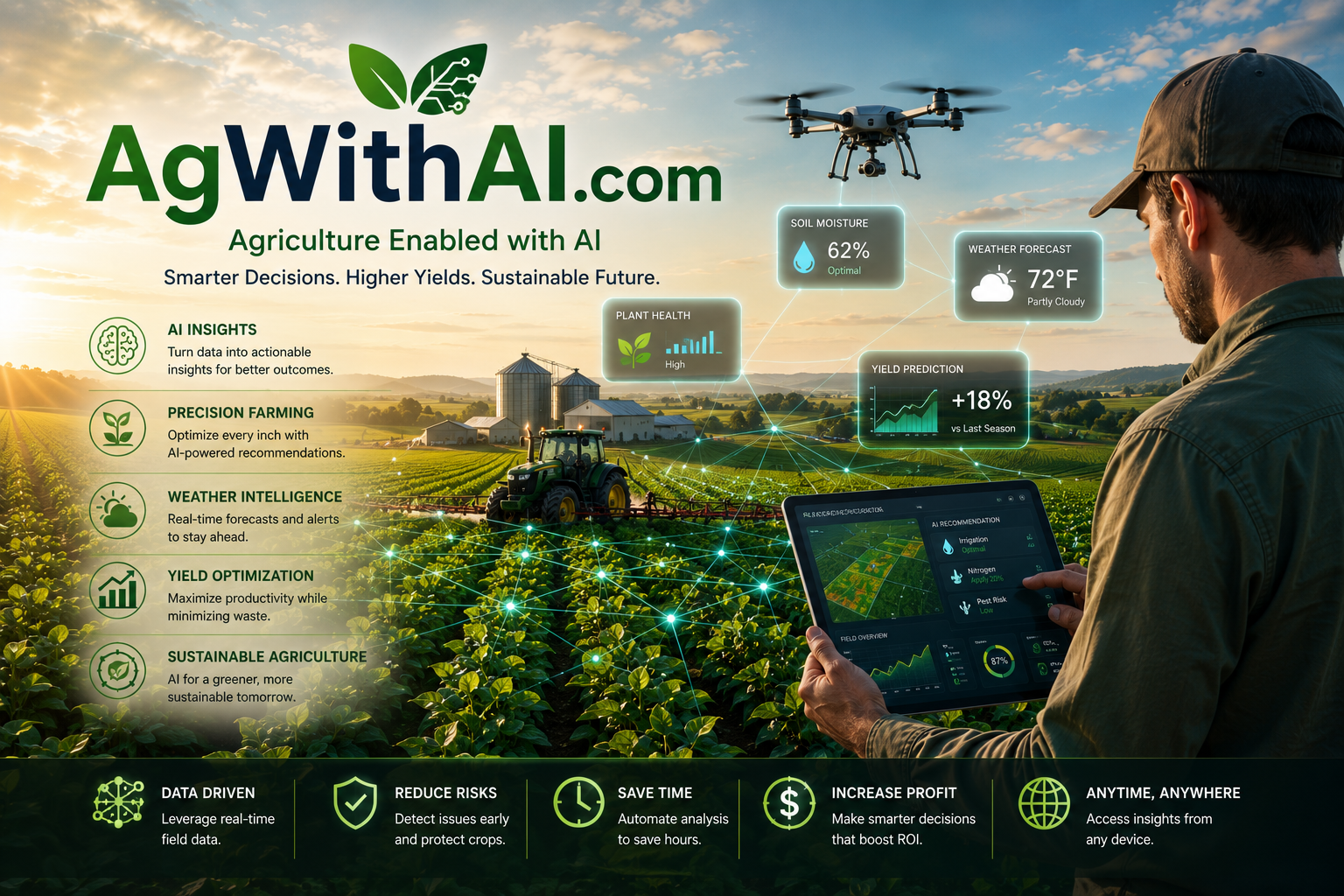 AgWithAI.com ecosystem graphic