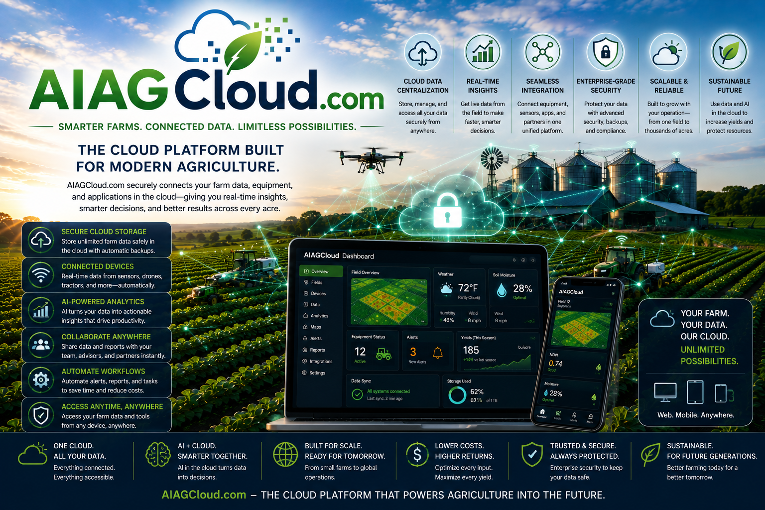 AIAGCloud.com ecosystem graphic
