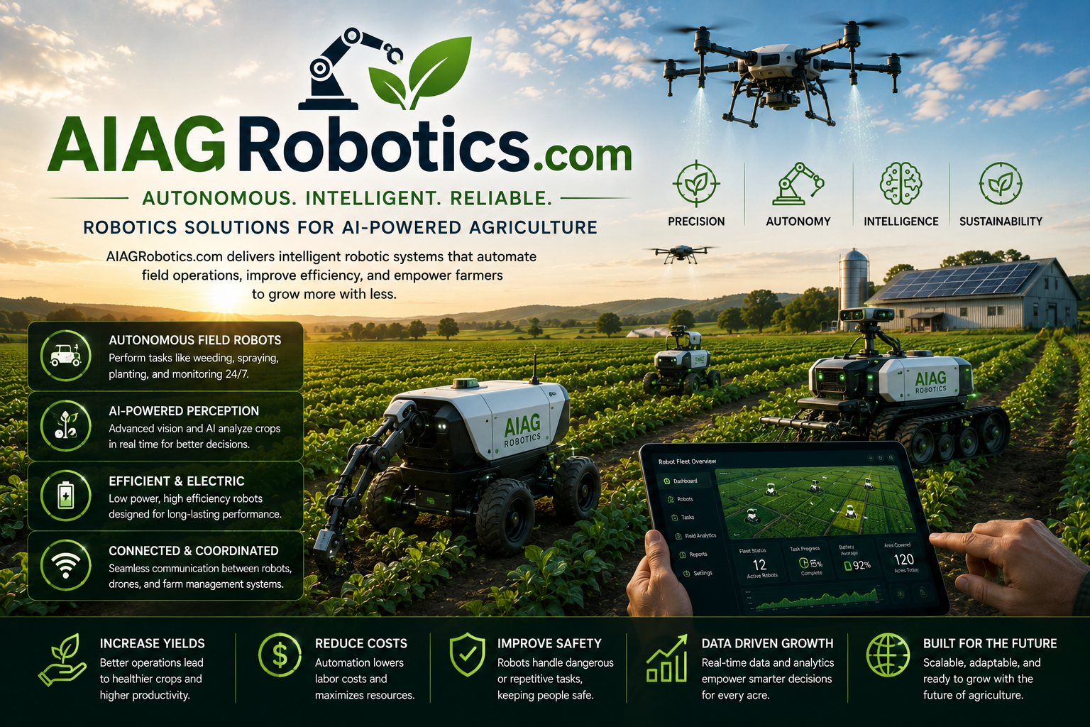 AIAGRobotics.com ecosystem graphic