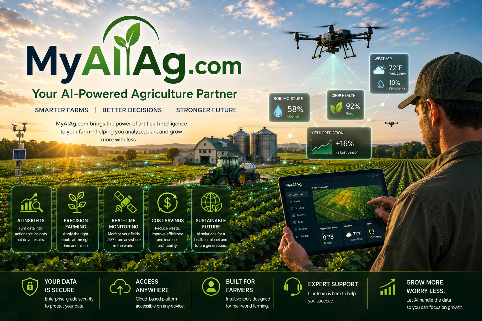 MyAIAg.com ecosystem graphic