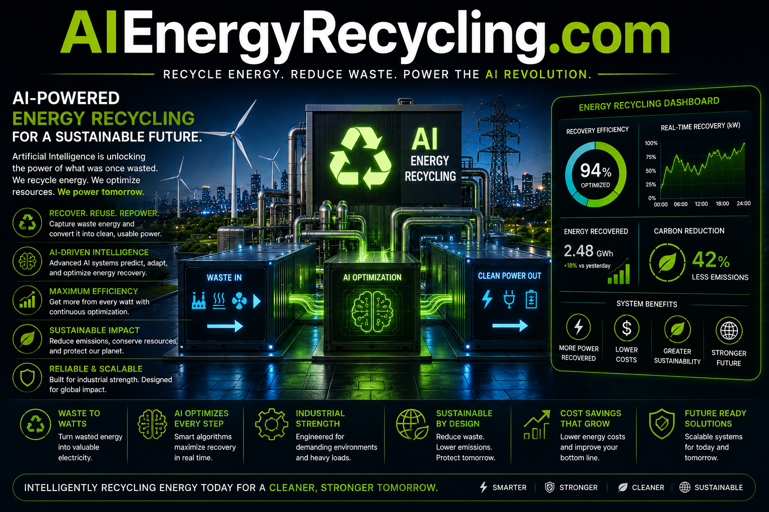 AIEnergyRecycling.com ecosystem graphic