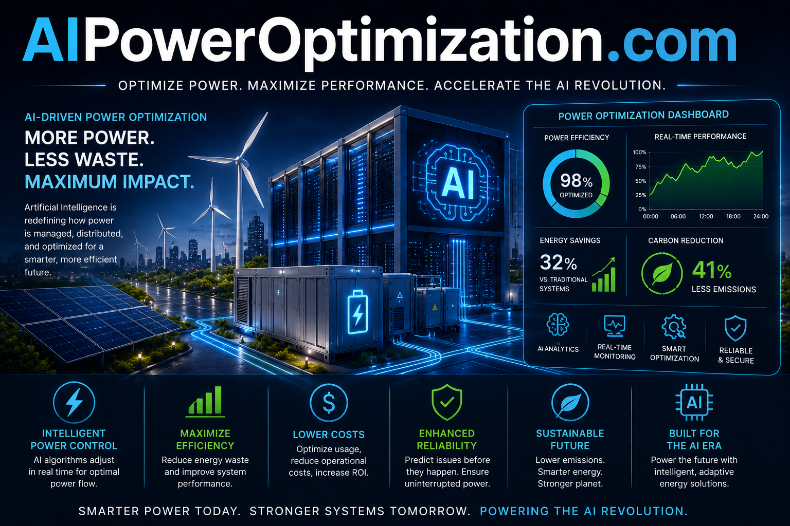 AIPowerOptimization.com ecosystem graphic